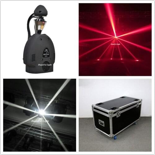 4pcs+Flycase) Stage Rotate Roller Scanner Light Beam 200W 5R Scan moving light Beam Scanning Light