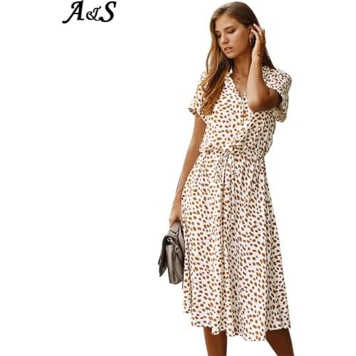 Anbenser Summer Polka Dot Dresses