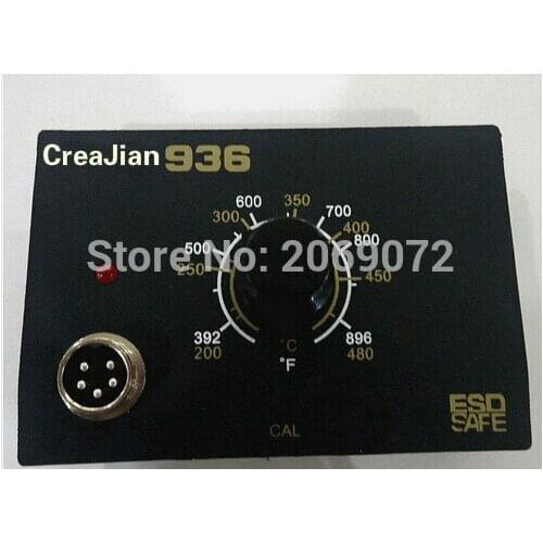 Free shipping, NEW 936 Soldering Station Panel and PCB Board, with metal aviation plugs, support of heating core A1321