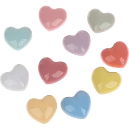 Cartoon Color Ceramic Hand-in-hand Wardrobe Door Hand-in-hand Childrens Room Cute Single-hole Round Drawer Handle Crystal Knobs