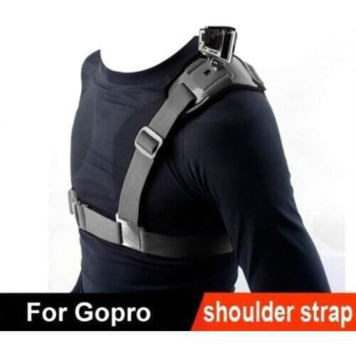 For Gopro Mount Accessories Mount Shoulder Strap For Go pro Hero 4 3 2 SJ4000 Action Camera Chest For Gopro Adapter
