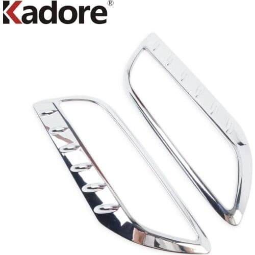 For Hyundai Cantus Creta ix25 2018 2019 Chrome Rear Fog Light Lamp Cover Trim Sticker Reflector Decoration Trims Accessories