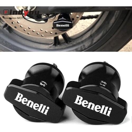 For Benelli Leoncino 500 TRK 502 BJ600 BN500 TNT 300 150 BN 251 302 600 Motorcycle CNC M6 Swingarm Slider Spools Stand Screws
