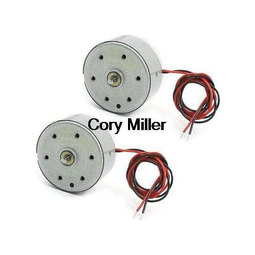 Two Wires 300 Low Speed DC Motor 3V 5000RPM for Solar Power