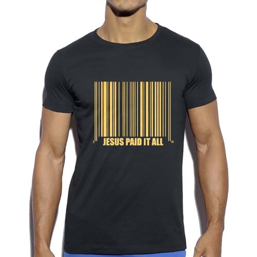 Jesus Paid It All T-Shirt Custom High Quality Printed T-shirt Fashion Funny Streetwear Cool Design Mens Short Sleeve Top