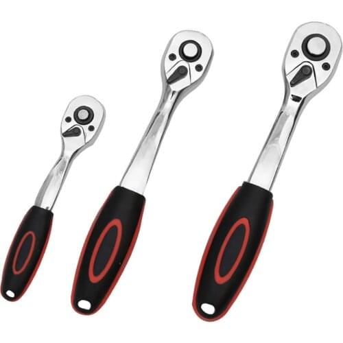 1/4 3/8 1/2 inch 24/72 Teeth Ratchet Wrench Extending Telescopic Ratchet Socket Wrench Handle Wrench Tool