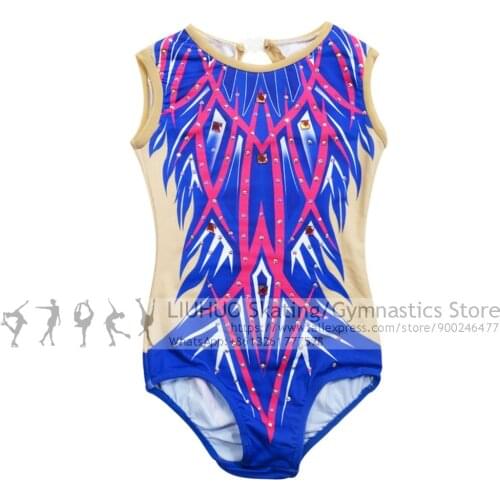 Gymnastics Leotards Girls Teens Competitions Kids Ice Skating Dress Rhythmic Leotard Artistic Christmas Gifts Multicolor