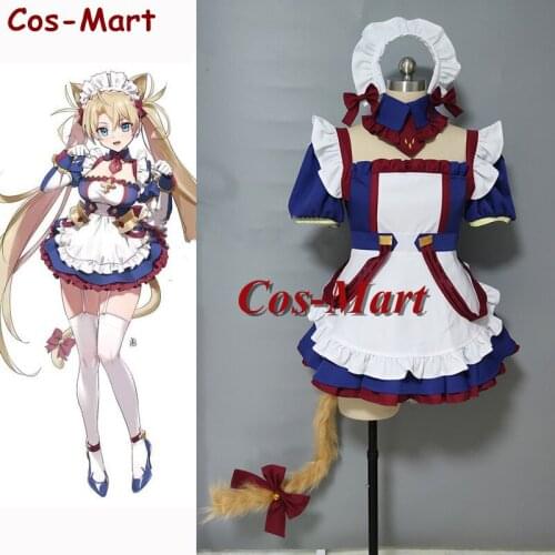 Game Fate/Grand Order FGO Bradamante Cosplay Costume Fashion Cute Maid Dress Activity Party Role Play Clothing Custom-Make Any