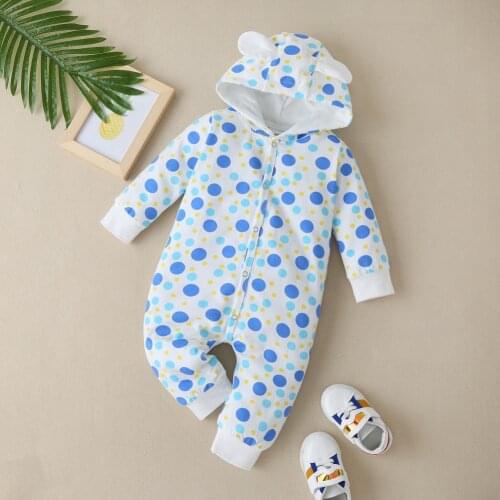Baby Boy Long Sleeve Bowtie 2021 Jumpsuit Cotton Coverall Outfit