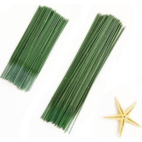 100pcs 17/25cm Plastic flowers stem arrangement artificial flower head accessory Branches Florist Crafts for wedding decor L0728