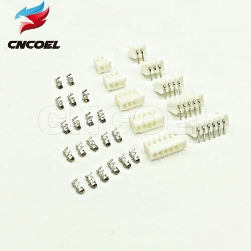 JST XH2.54 wire Connector XH 2.54mm 90 angle Curved pin Header + Housing + Terminal for PCB Car 2/3/4/5/6/7/8/9/10/11/12-Pin