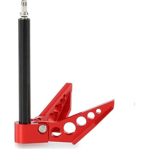 Aluminum Alloy Foldable Winch Earth Ground Anchor Tool for 1/10 RC Climbing Car Upgrade Parts