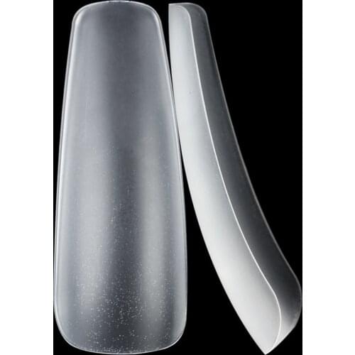 Makartt Clear Coffin False Nail Tips 12 Sizes Full Cover Acrylic Ultra Thin ABS Material Nail Art Tips 600pcs/Pack A0492