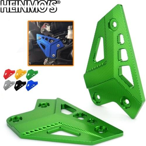 Motorbike CNC Aluminum Foot Peg Heel Protection for Kawasaki Z900 Z 900 Z-900 2017 Motor Footrest Pedal Cover Rear Pedals Peg