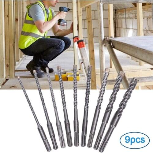 9pcs Mini Drill Twist Drill Bits Set for Woodworking Plastic And Aluminum Electrical Drill Accessories for Rotary Tool