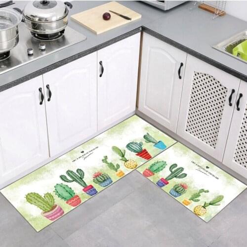 Cactus Doormat Hallway Balcony Kitchen Carpet Cheaper Anti-Slip Modern Living Room Bedroom Area Rug Absorbable Durable Bath Mat