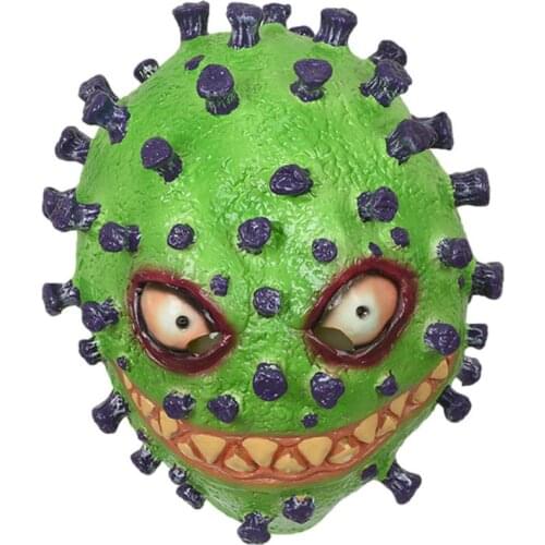 2021 New Halloween Party Mask Latex Creepy Costume Party Mask Horror Cosplay Headgear Halloween Party Decoration