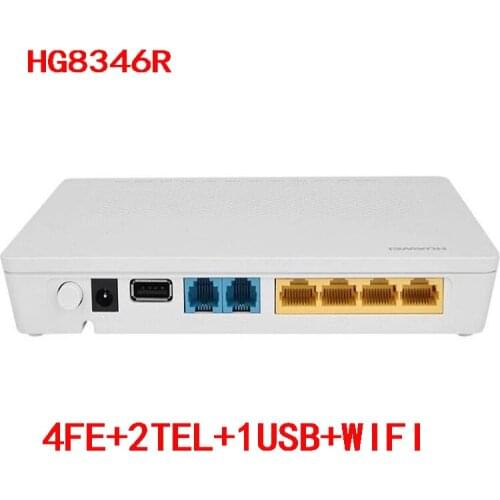 ONU HG8346R wireless Epon HG8342R Terminal WIF PPPoE IPV6 DHCP with 4FE+2Phone+wifi+1USB HGU 8347R GPON ONT English Firmware
