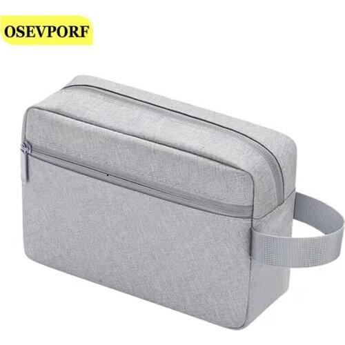 Digital Storage Bags Small Clutch Pouch Grey Electronics Cable Wires Organizer Charger Power Bank Kit Headset Wallet Accessories