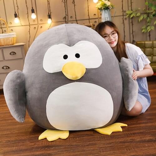 Super Soft large Size Fat Penguin Plush Toys Stuffed Cartoon Animal Doll Fashion Toy For Kids Baby Lovely Girls Valentines Gift
