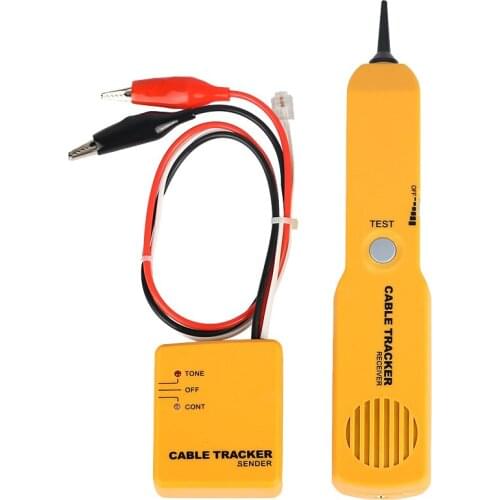 Network Cable Tester, Portable Telephone Line Finder RJ11 Network Short Circuit Tester RJ11 Cable Tracke