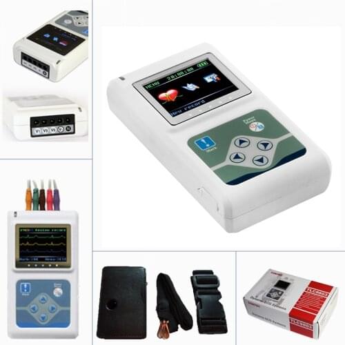 TLC9803 / TLC5007 3 Channels ECG EKG Holter Dynamic Monitor 24 hours Recording free software