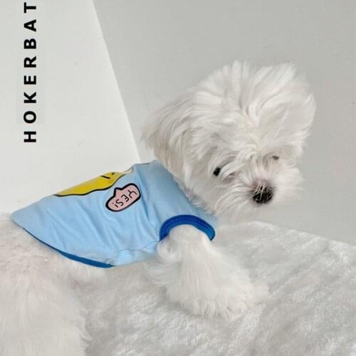 Fruit Spring And Summer Clothes Cotton Hair Proof Pet Vest Little Dog Teddy Bear Bomei VIP Cat Clothes