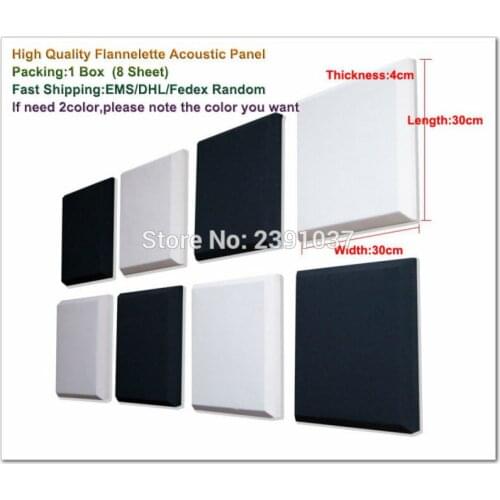 High Quality Classic Flannelette acustico Panel Wall Panel ACOUSTIC PANEL SCATTER Acoustics | SOUND TREATMENT 1 Box (8 Sheet)