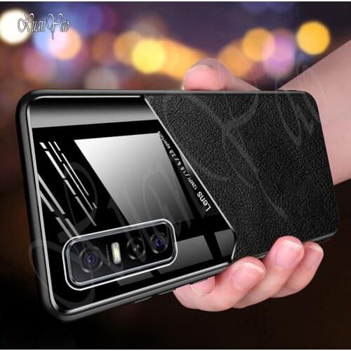 XUANYAO Original Luxury Metal Magnetic Leather Case For VIVO Y70 Y50 Y12 Y7 Y30 Cover Silicone Soft Frame Ultra Slim Y3 Y5 Y17