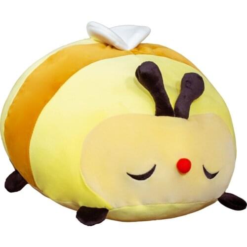 1 pc ins 40/50CM cute plush bee ladybug child toy children birthday gift cute insect pillow doll sleeping pillow soft sofa decor