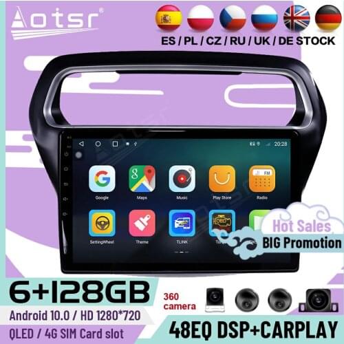 128G Carplay Multimedia Stereo Android 10 Player For Ford Escort 2015 2016 2017 2018 GPS Navi Car Radio Video Receiver Head Unit