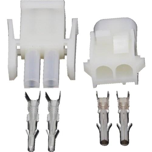 Amp 2 Pin DJ3021-2.1-11/21 Female Male Electrical Wiring Harness Plug Connector Motorcycle