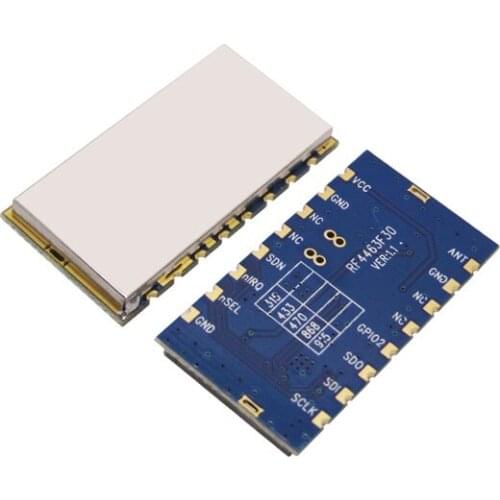 4pcs/lot RF4463F30 - embedded 3000m wireless remote control module, 500mW 868mhz Si4463 RF wireless transmitter receiver module