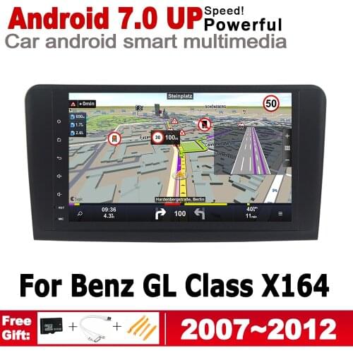 HD Screen Stereo Android Car GPS Navi Map For Mercedes Benz GL Class X164 2007~2012 NTG Original Style Multimedia Player Radio
