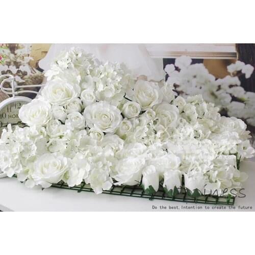 Free Shipping by EMS 10pcs/lot Artificial silk rose flower wall wedding background lawn/pillar flower