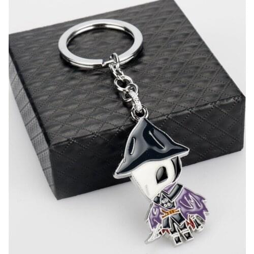 Game Bloodbornes Keychain Eileen The Crow Painting Oil Keyring Holder Sleutelhanger Men Chaveiro