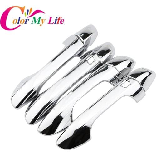 Color My Life ABS Chrome Car Door Handle Protection Cover Doors Handle Covers Sticker for Kia Sportage QL KX5 2016 2017 2018