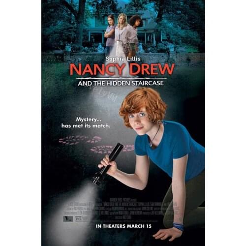 D1075 Nancy Drew and the Hidden Staircase Movie Silk Fabric Poster Art Decor Indoor Painting Gift