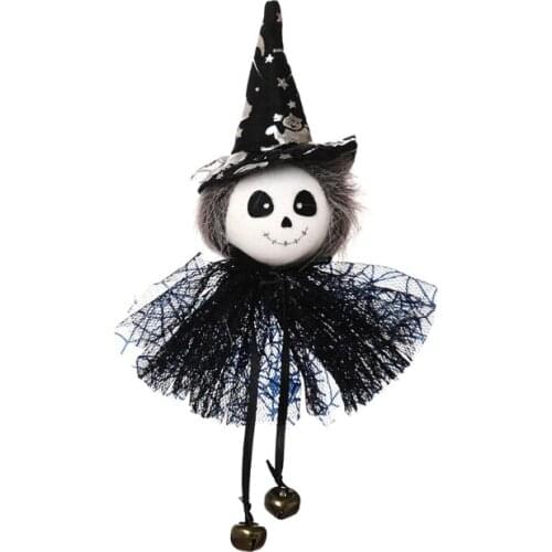Halloween Trick Pennant Hanging Decoration Spook Realistic Pumpkin Black Cat