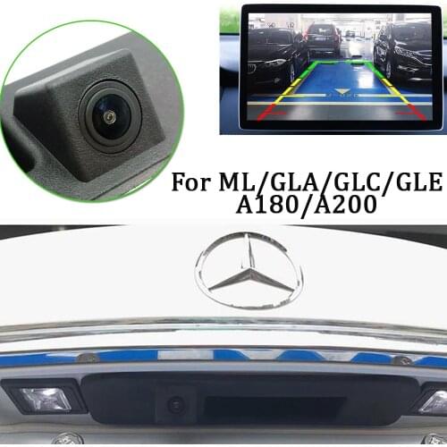 170 ° 720P Vehicle Fisheye Lens Rear View Trunk Handle Camera For Mercedes Benz ML A180 A200 GLA GLC GLE Car