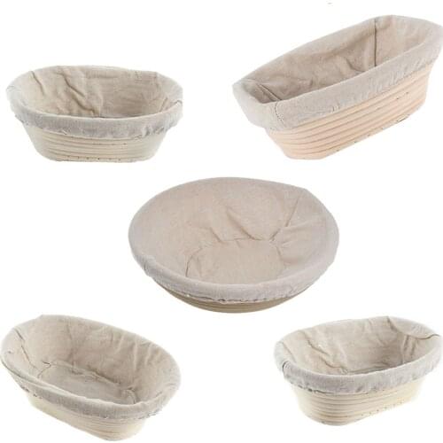 Various Ways of Fermentation Wicker Basket Country Baguette Bread Mass Proof Tasting Baskets Banneton Brotform