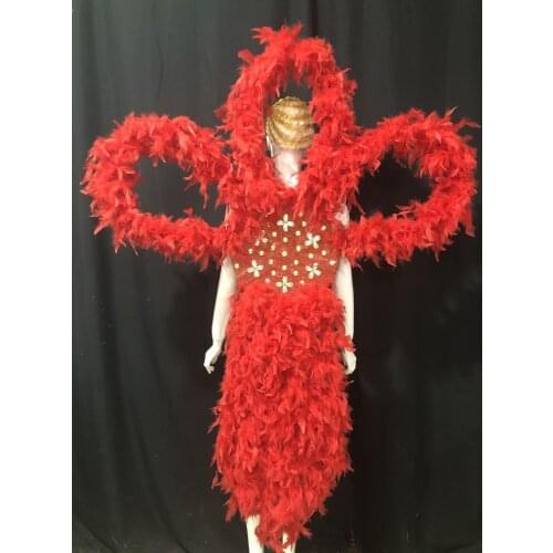 Lo spettacolo di danza copricapo di piume di accessori di abbigliamento La FESTA La Maschera IL Festival