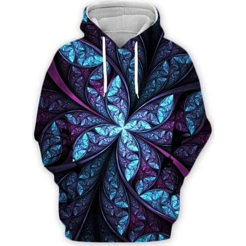 Fashion psychedelic hoodie funny and charming art 3D printed Harajuku sweatshirt unisex casual pullover