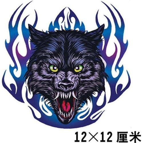 Automotive vinyl stickers auto parts super sales,reflective wolf head, car window decoration for Volvo Universe C30 S80L C70 V