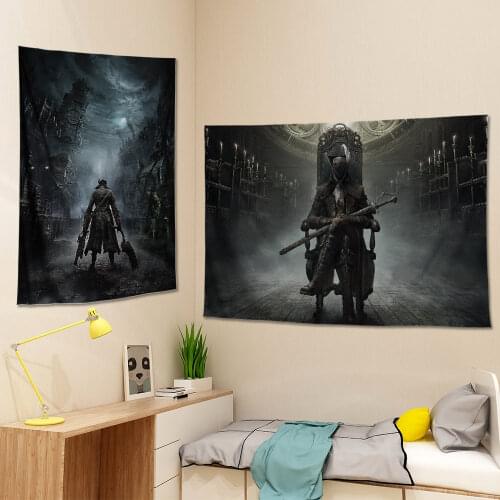 Blood game borne Old hunter wall art decoration painting tapestry bedroom wall painting hanging painting canvas poster