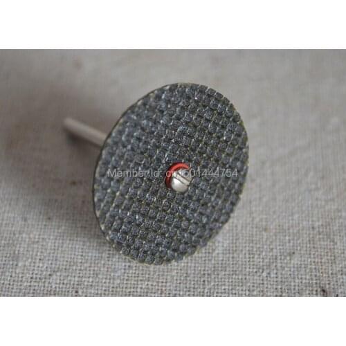 New 50pcs D32mm Dual network sliced + 1/8" Shank For Dremel Rotary Tools Fast Shipping