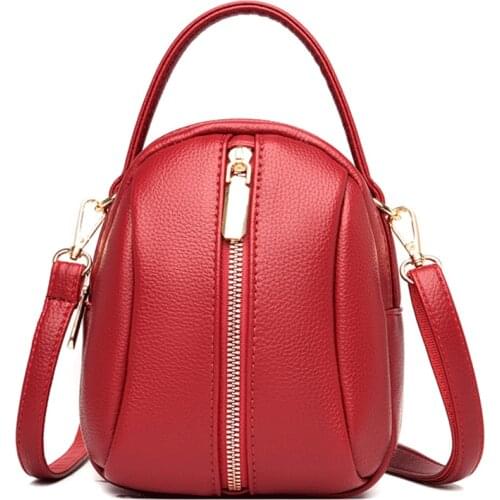 New Crossbody Bags for Women Solid Color Small Soft Leather Shoulder Bag Female Sac Luxury Designer Brand Messenger Bag Handbags