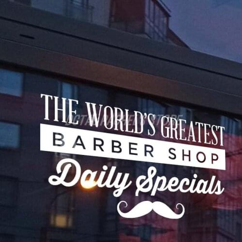 Hair Salon Decal Hairstylist Quotes Wall Sticker Vinyl Art Window Barbershop Decor
