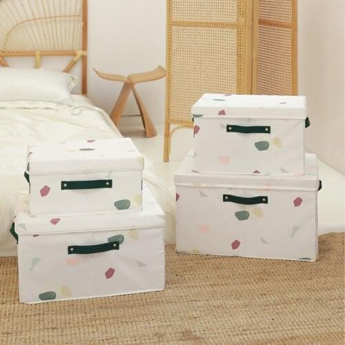 Foldable Storage Box Large Capacity Clothes Shoes Wardrobe Organizer Quilt Blanket Moving Box Household Bedroom Accessories Item