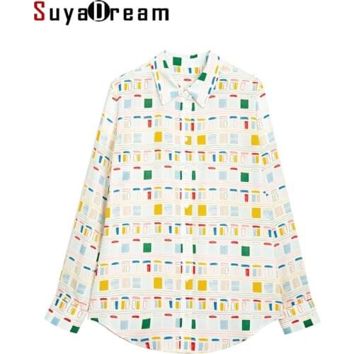 Блузки в клетку SuyaDream China At AliExpress